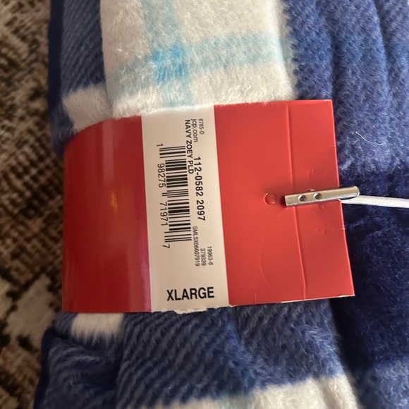 Adonna Women’s Pajama Set in Blue and White Plaid - Picture 4 of 5